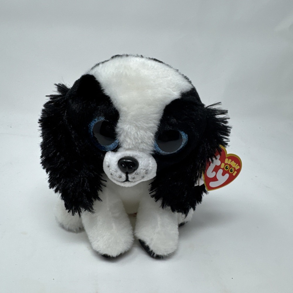 TY Beanie Boos - SISSY the Dog (6 inch) Stuffed Animal Plush Toy‎ NEW 2023 MWMTs